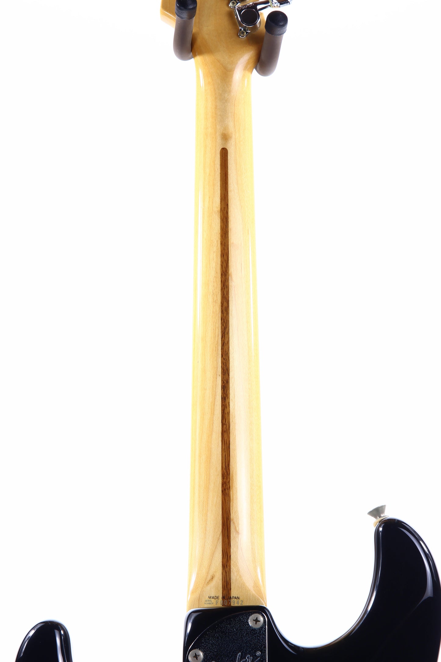 1989 Fender Japan Medium Scale Stratocaster STM-60 HSS Super Strat - Black, MIJ, Sculpted Heel ala ultra pro
