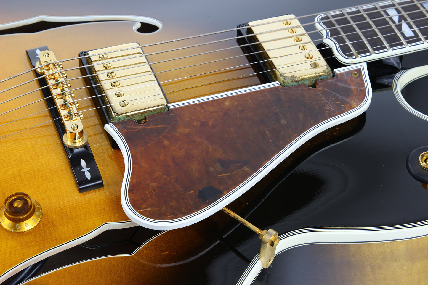 1996 Gibson Custom Shop Super 400 CES Tobacco Sunburst Archtop Electric Guitar!
