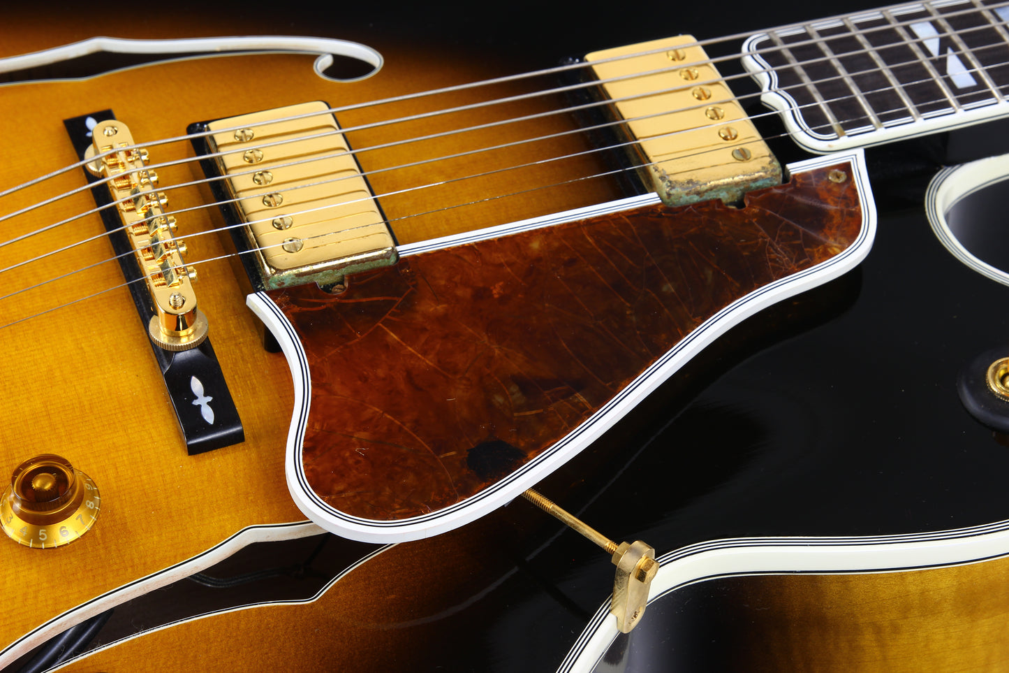 1996 Gibson Custom Shop Super 400 CES Tobacco Sunburst Archtop Electric Guitar!