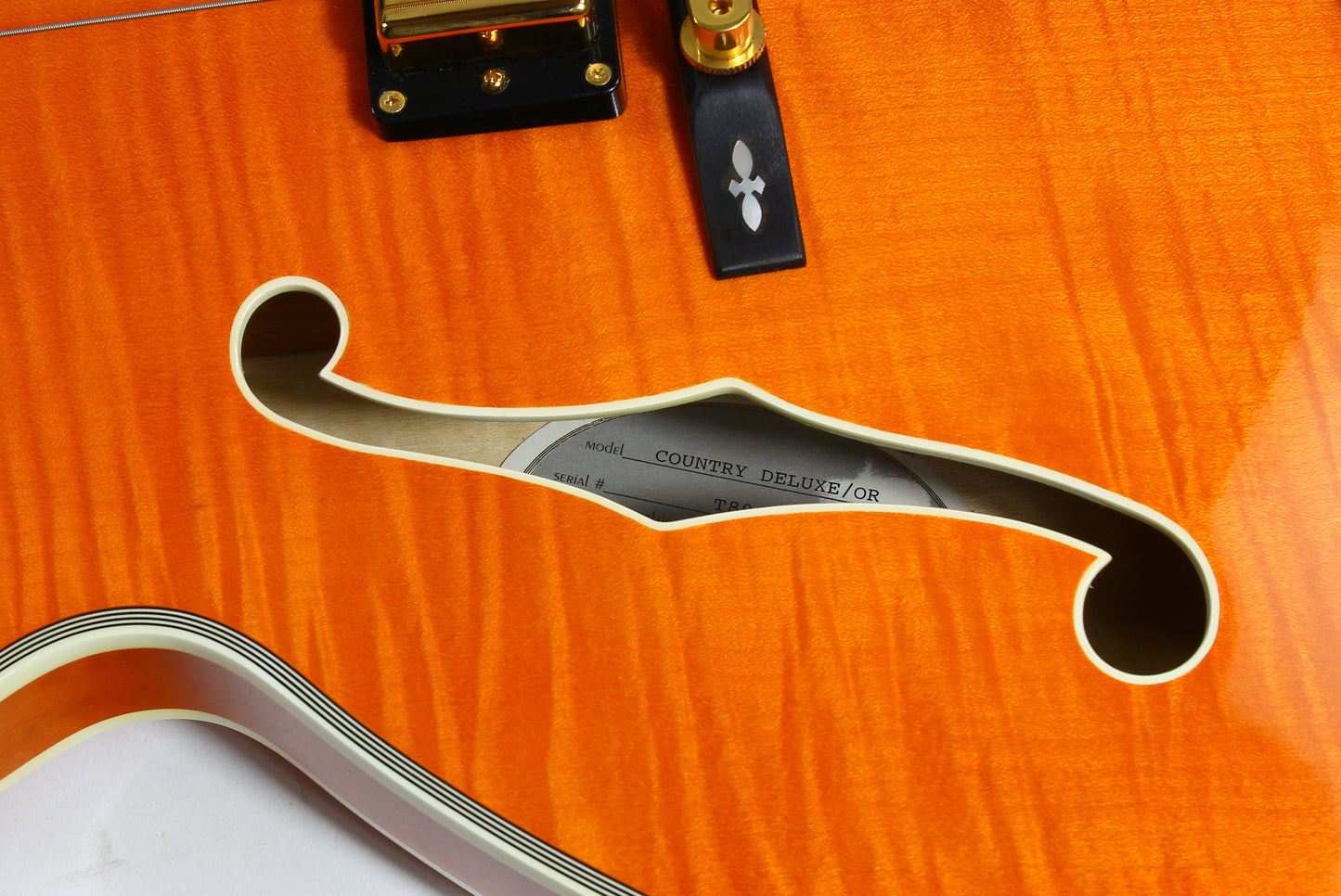 2008 Epiphone Japan Elitist Country Deluxe Sunrise Orange MIJ Made in Japan