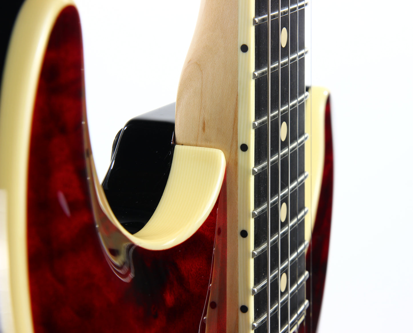 2015 Suhr USA J-Select Limited Edition Standard Carve Top FLOYD ROSE - EMG's, Chili Pepper Red Quilt Top, Mark Knopfler super strat