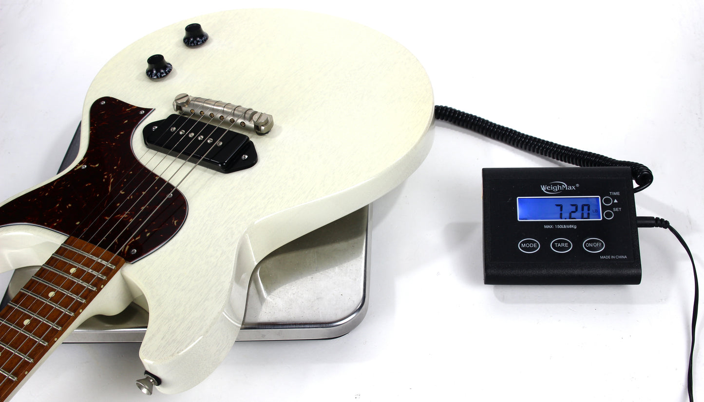 2011 Collings 290 DC S Vintage White w/ Tortoise Pickguard - 1 P90, Junior-Type, Ameritage Case