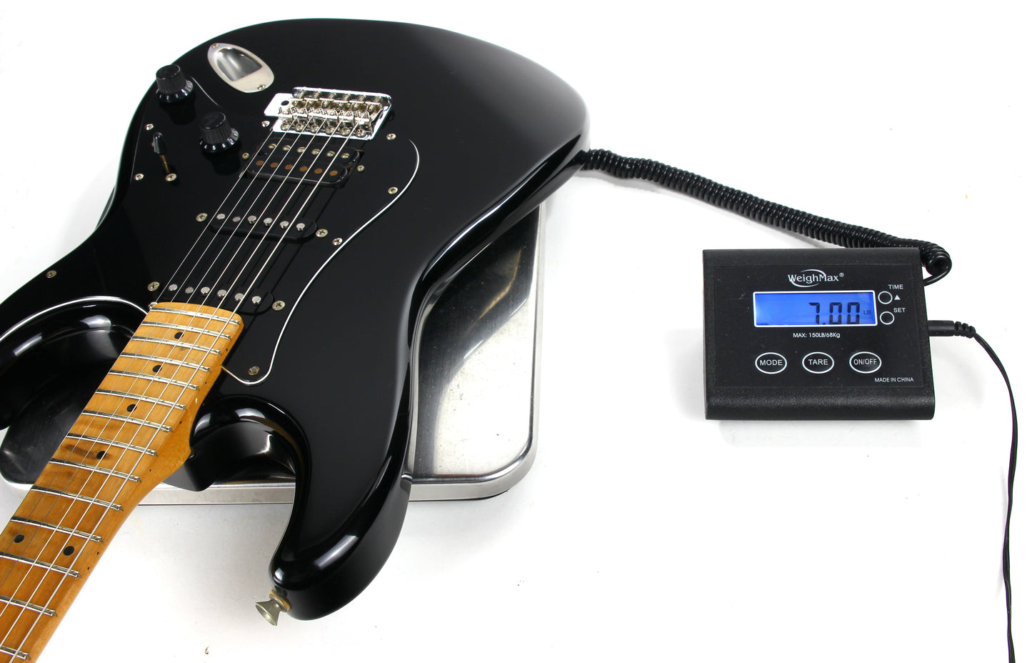 1989 Fender Japan Medium Scale Stratocaster STM-60 HSS Super Strat - Black, MIJ, Sculpted Heel ala ultra pro