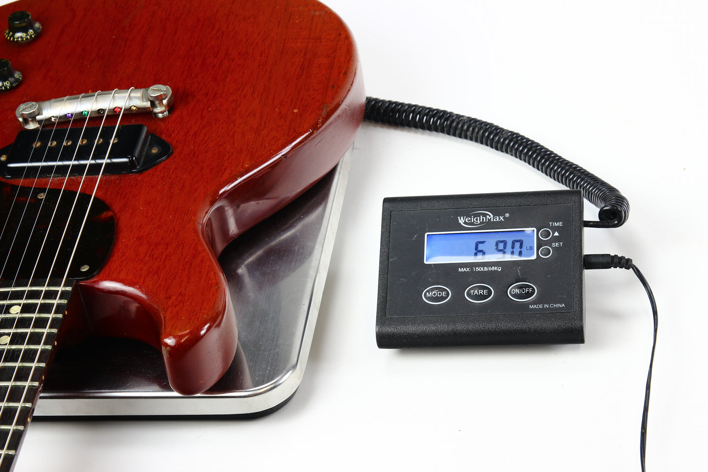 1960 Gibson Les Paul Jr. LP Junior Cherry Red Double Cut DC Cutaway