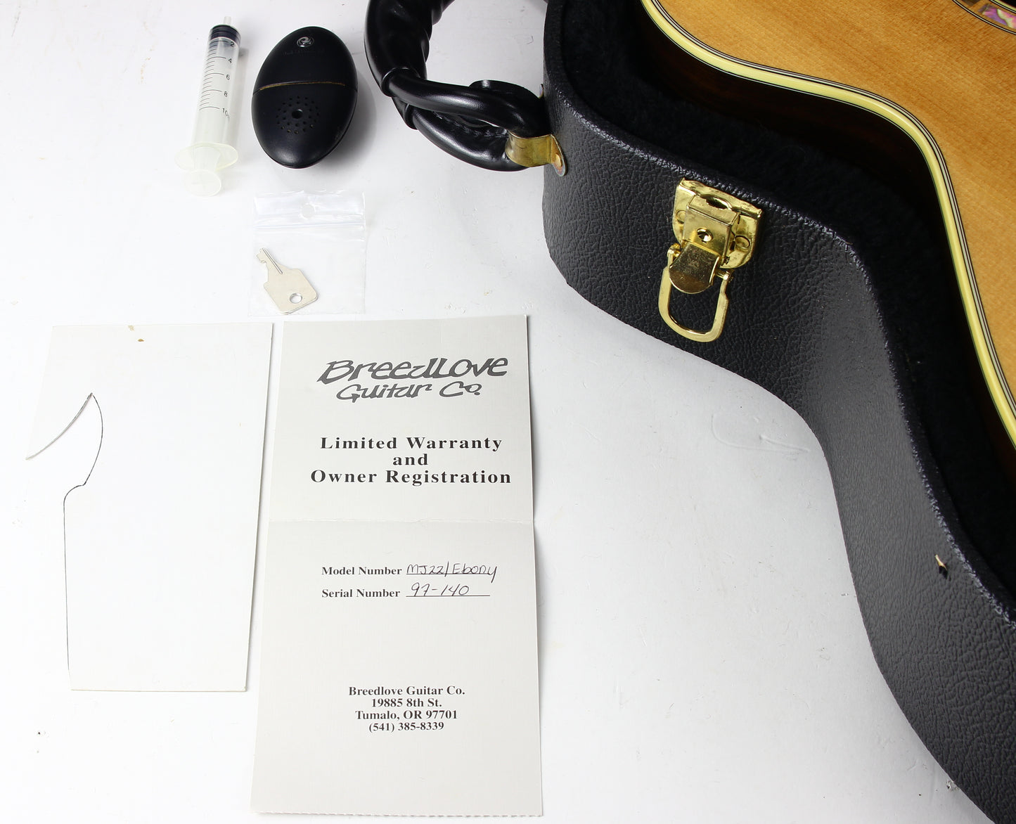 1997 Breedlove USA Custom MJ22/E Striped Macassar Ebony Acoustic 12-String Guitar - Steve Henderson, Masterclass, Exotic!