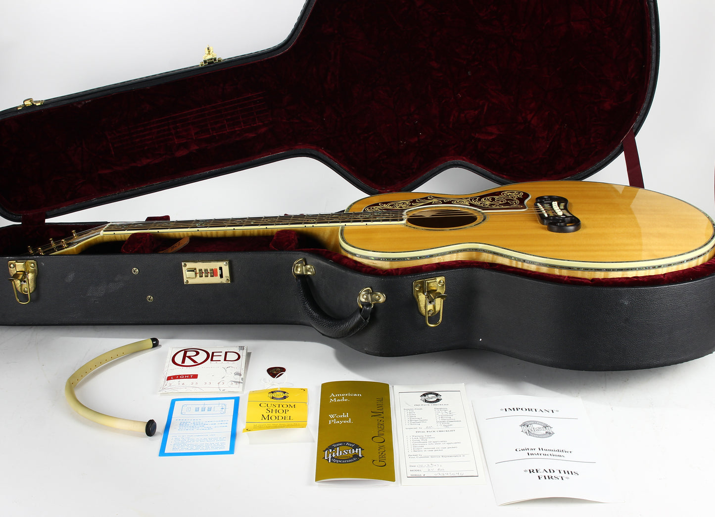 2003 Gibson Custom Shop SJ-200 Vine Jumbo Acoustic Guitar | Abalone Everywhere!