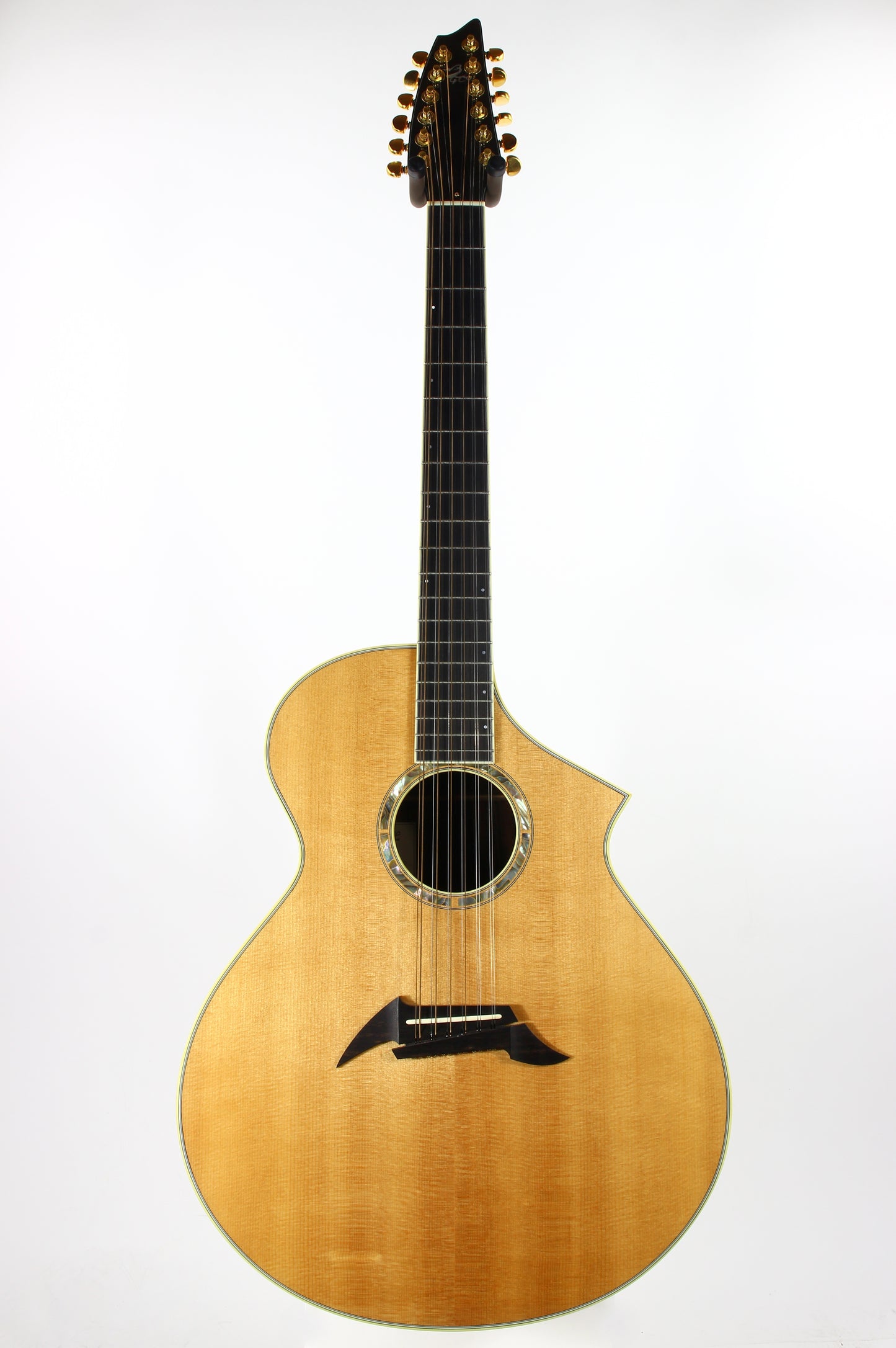 1997 Breedlove USA Custom MJ22/E Striped Macassar Ebony Acoustic 12-String Guitar - Steve Henderson, Masterclass, Exotic!