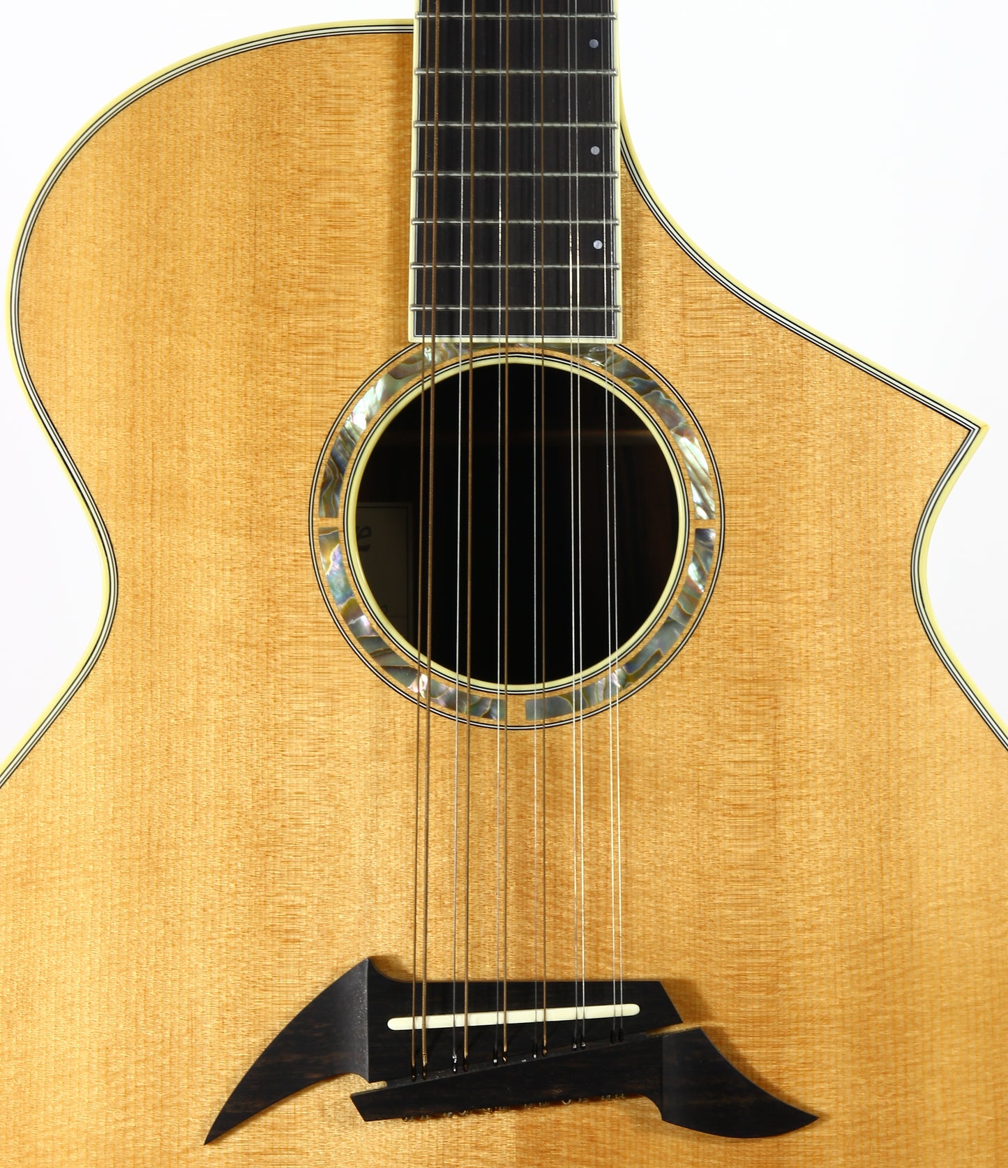 1997 Breedlove USA Custom MJ22/E Striped Macassar Ebony Acoustic 12-String Guitar - Steve Henderson, Masterclass, Exotic!