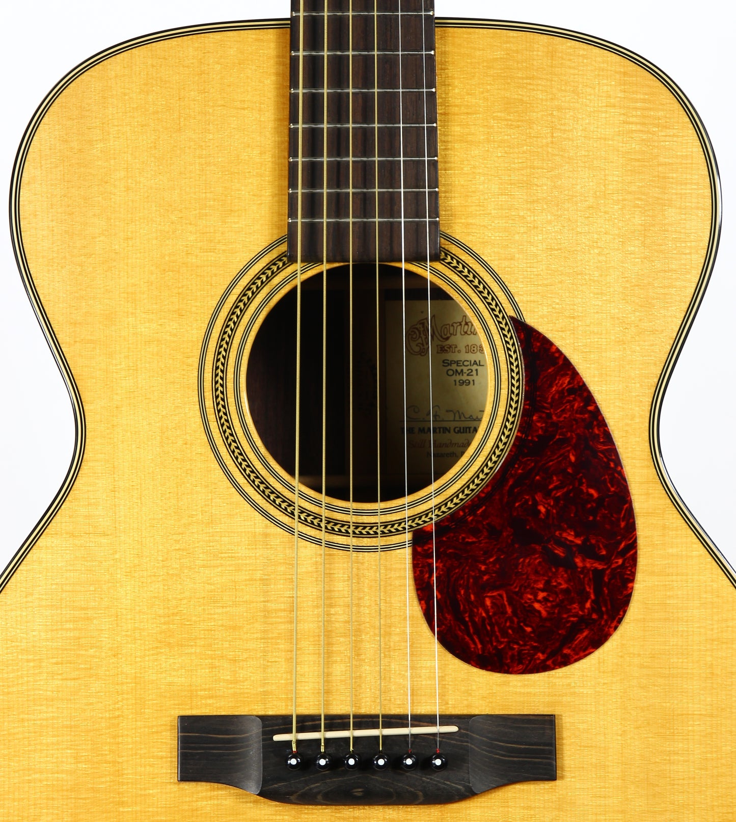 CLEAN! 1991 Martin Special OM-21 Acoustic Flat Top Guitar - like George Harrison! 1 of 36 Made!