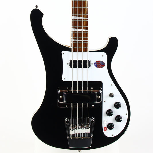 2025 Rickenbacker 4003 Jetglo Black w Original Case! Last of the Old Style