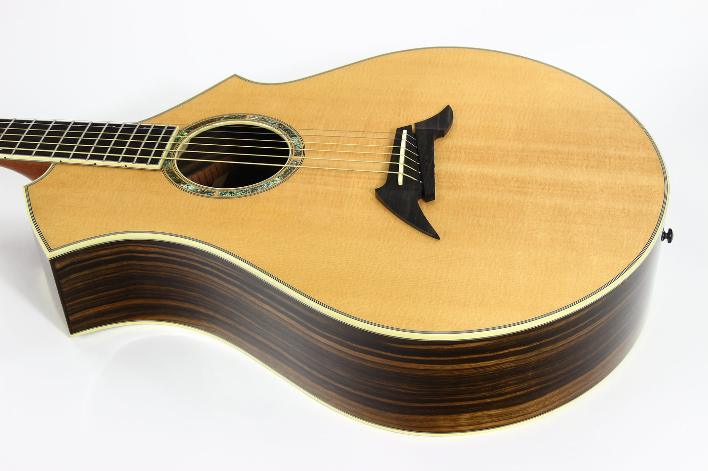 MINT! 1997 Breedlove Custom CM/E Striped Macassar Ebony Acoustic Guitar - Steve Henderson, Masterclass, Exotic!