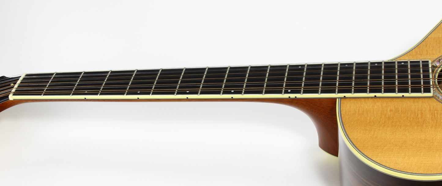 1997 Breedlove USA Custom MJ22/E Striped Macassar Ebony Acoustic 12-String Guitar - Steve Henderson, Masterclass, Exotic!