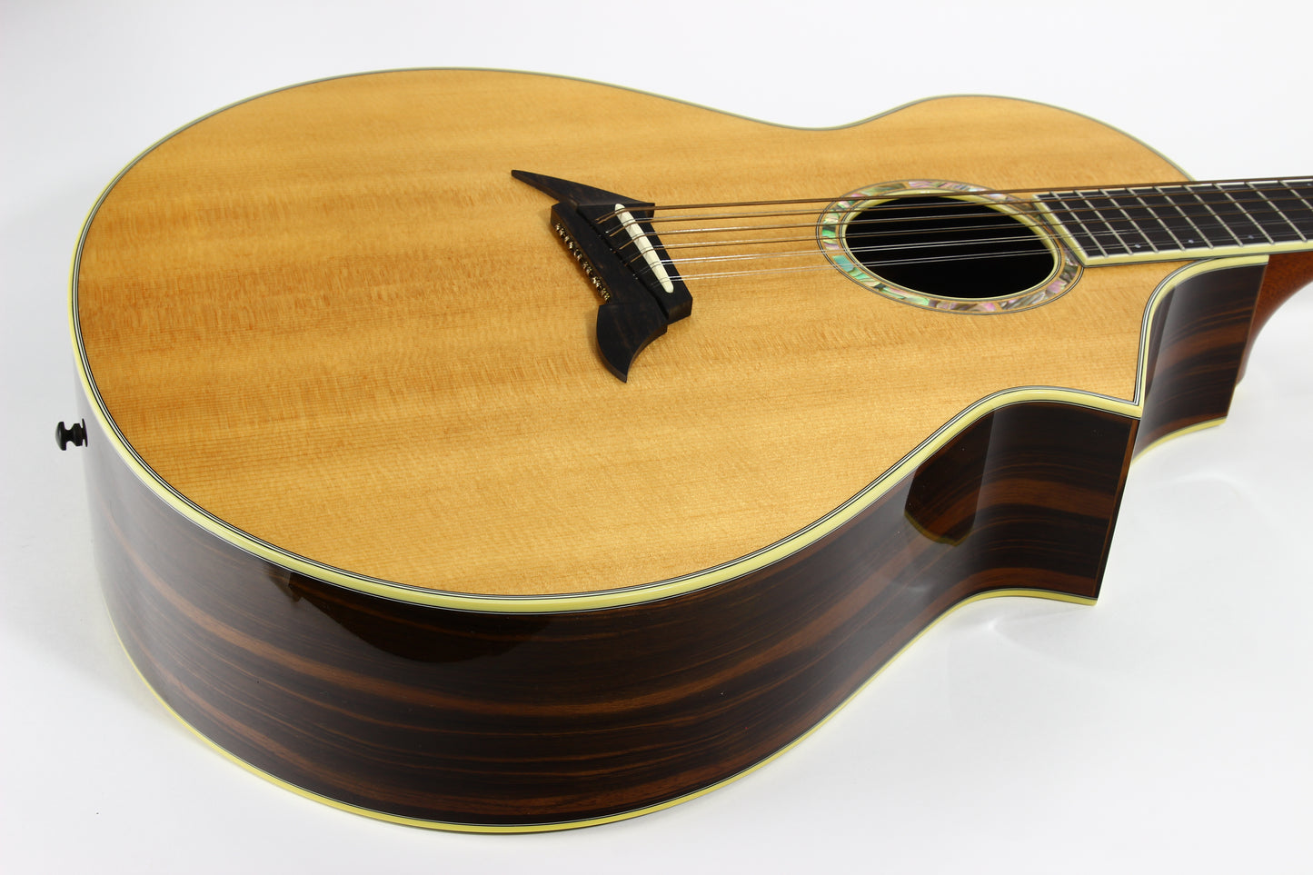 1997 Breedlove USA Custom MJ22/E Striped Macassar Ebony Acoustic 12-String Guitar - Steve Henderson, Masterclass, Exotic!