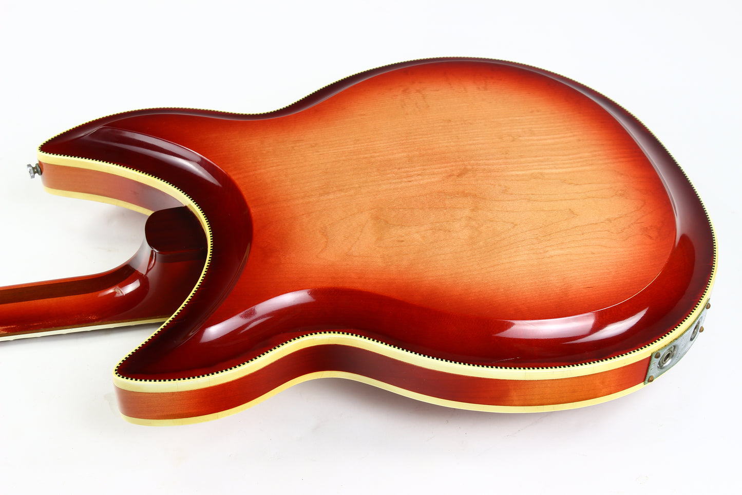 1969 Rickenbacker 381 Fireglo Sunburst German Carve VINTAGE GUITAR Checkerboard Binding!