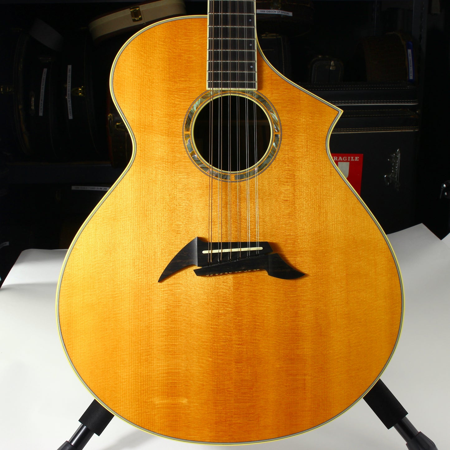 1997 Breedlove USA Custom MJ22/E Striped Macassar Ebony Acoustic 12-String Guitar - Steve Henderson, Masterclass, Exotic!