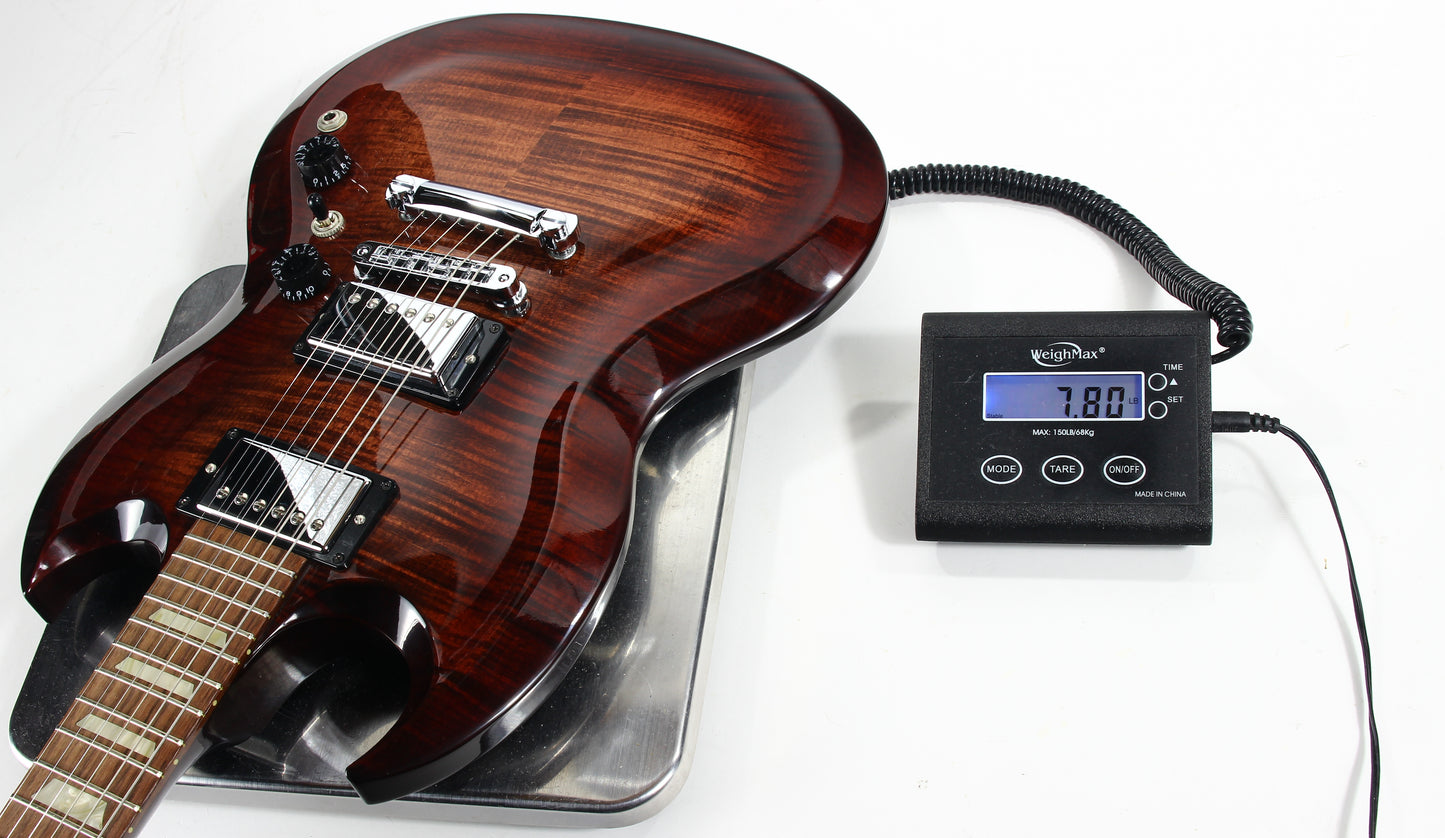 MINT! 2009 Gibson Limited Run SG Carved Top Guitar of the Month GOTM Flametop - Autumn Burst, supreme standard diablo