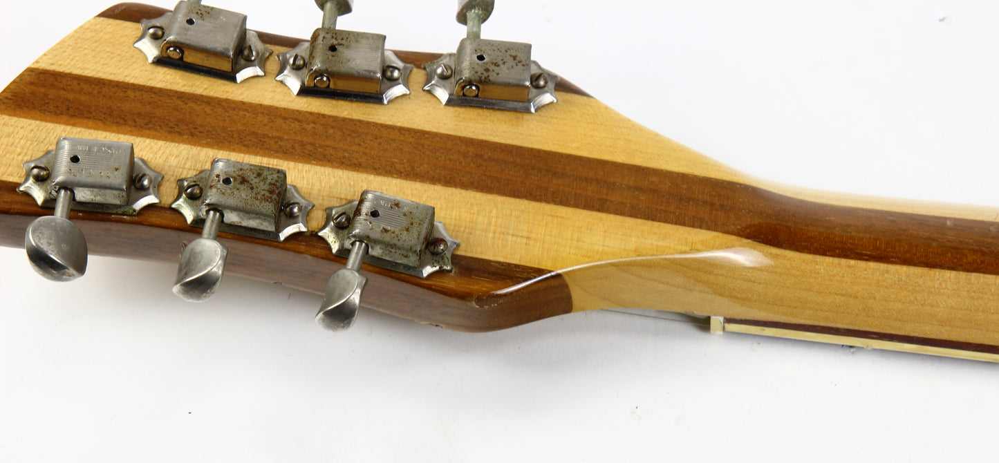 1969 Rickenbacker 375 Mapleglo Vintage Hollowbody Electric w Original Case 3 Toaster Pickups!