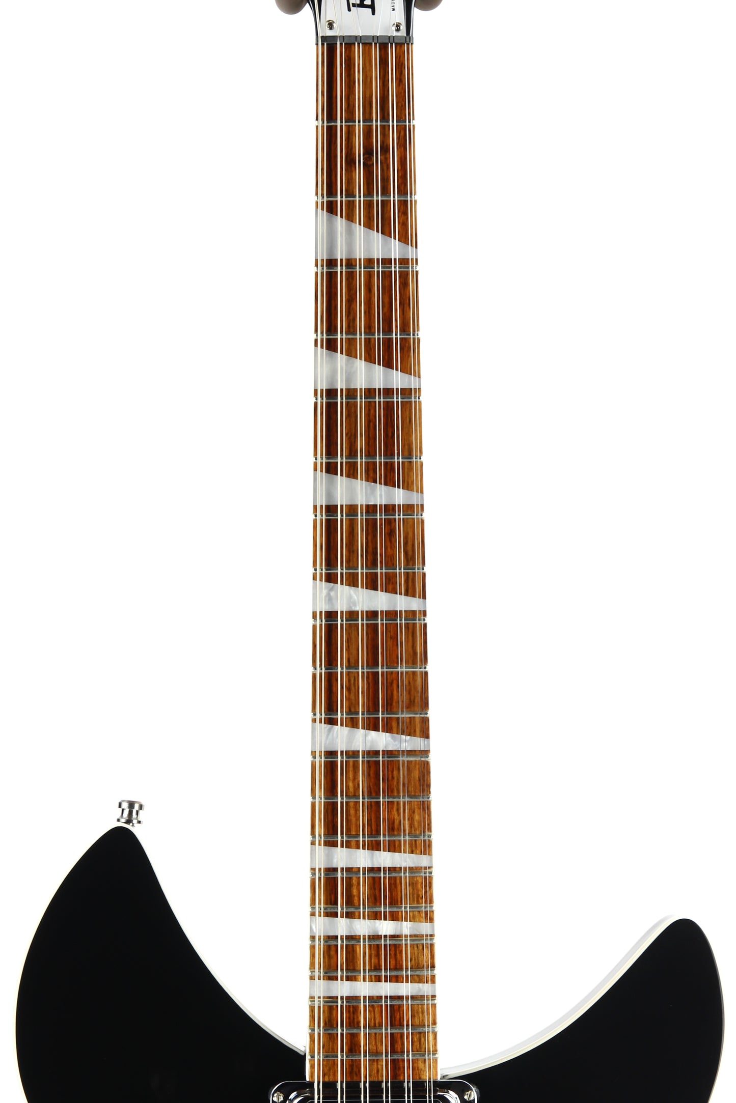 2023 Rickenbacker 1993Plus Jetglo Black 12-String Electric Semi Hollowbody Guitar - MINT/UNPLAYED