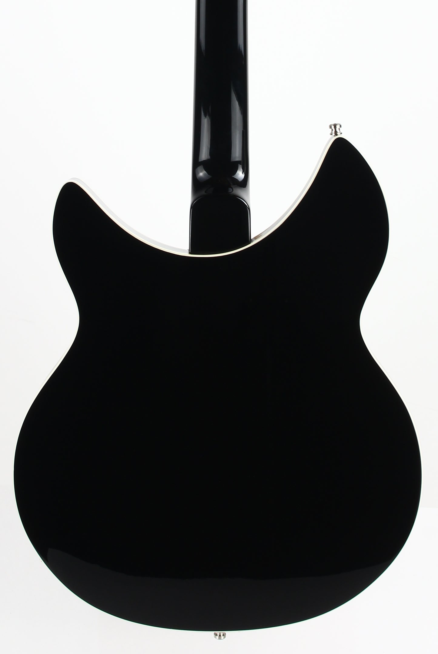 2023 Rickenbacker 1993Plus Jetglo Black 12-String Electric Semi Hollowbody Guitar - MINT/UNPLAYED