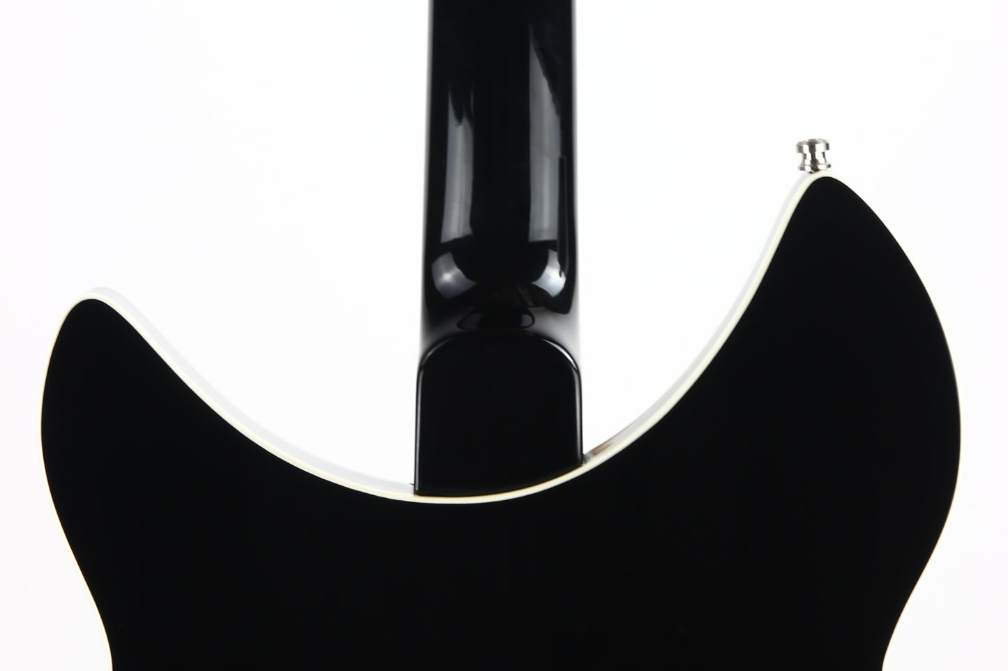 2023 Rickenbacker 1993Plus Jetglo Black 12-String Electric Semi Hollowbody Guitar - MINT/UNPLAYED