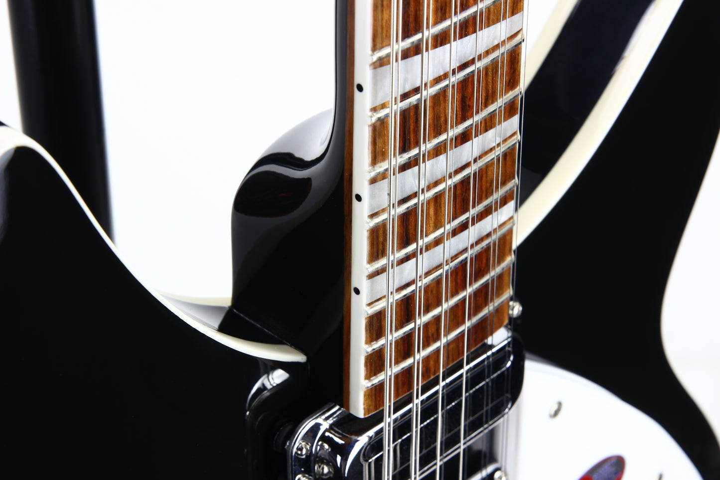 2023 Rickenbacker 1993Plus Jetglo Black 12-String Electric Semi Hollowbody Guitar - MINT/UNPLAYED