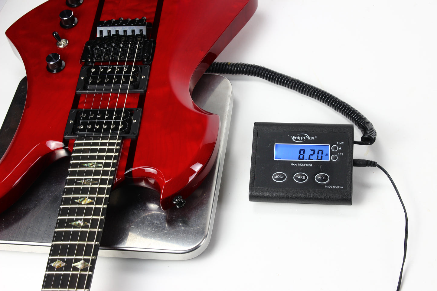 1998 BC Rich USA Mockingbird SL SLASH Transparent Red Floyd Rose!