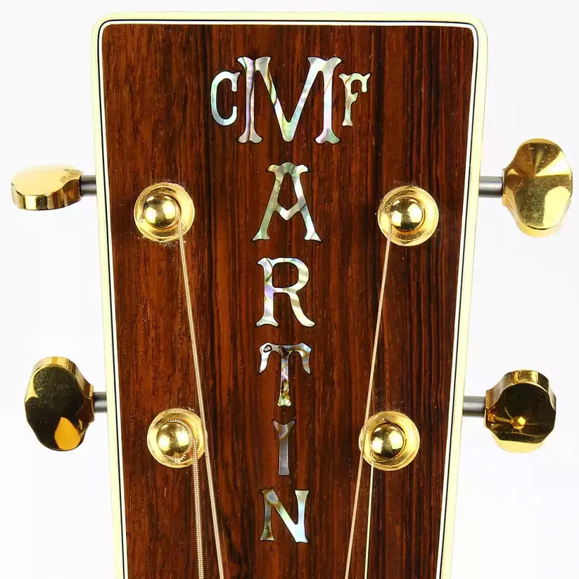Martin D-45 Headstock with Gold Tuners