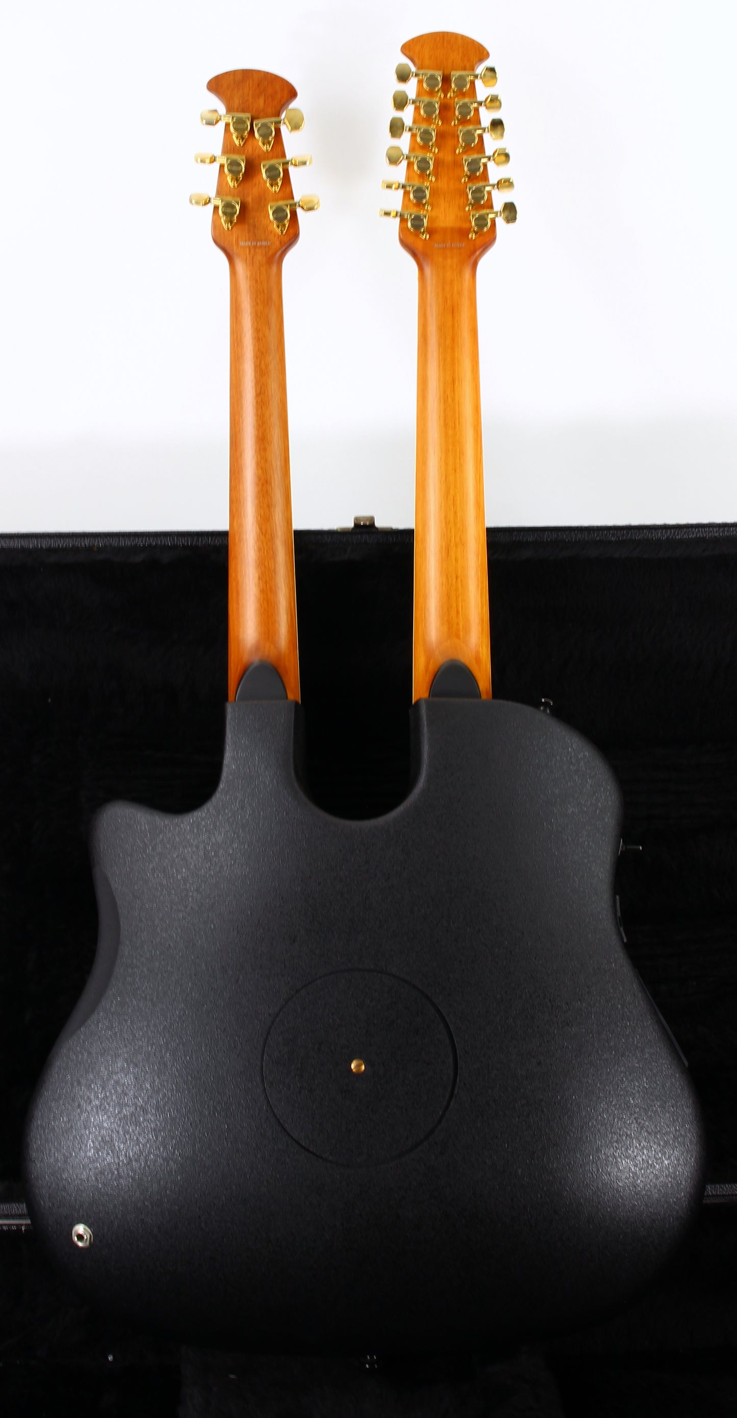 Ovation CSE225 Celebrity Double Neck Guitar | Uncommon Blue Burst Finish