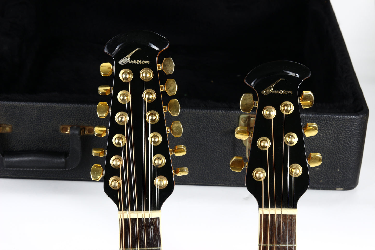 Ovation CSE225 Celebrity Double Neck Guitar | Uncommon Blue Burst Finish