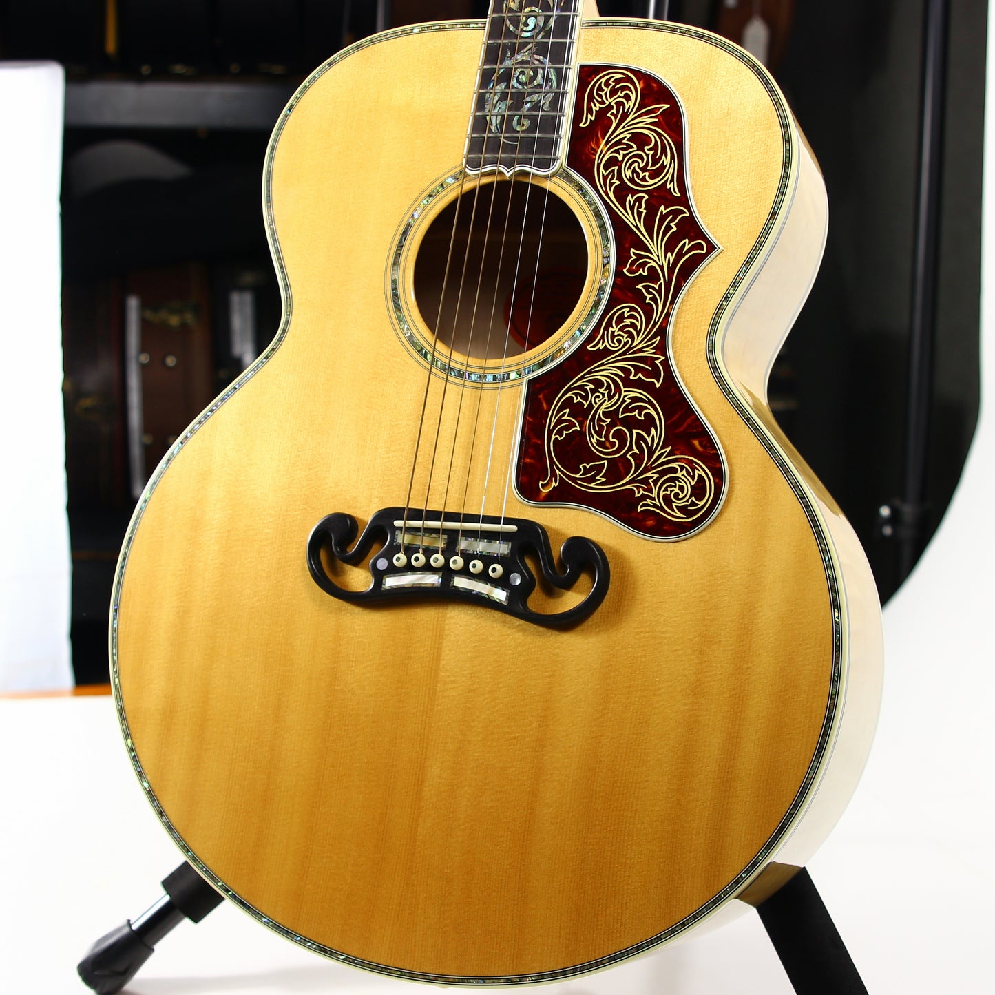 2003 Gibson Custom Shop SJ-200 Vine Jumbo Acoustic Guitar | Abalone Everywhere!