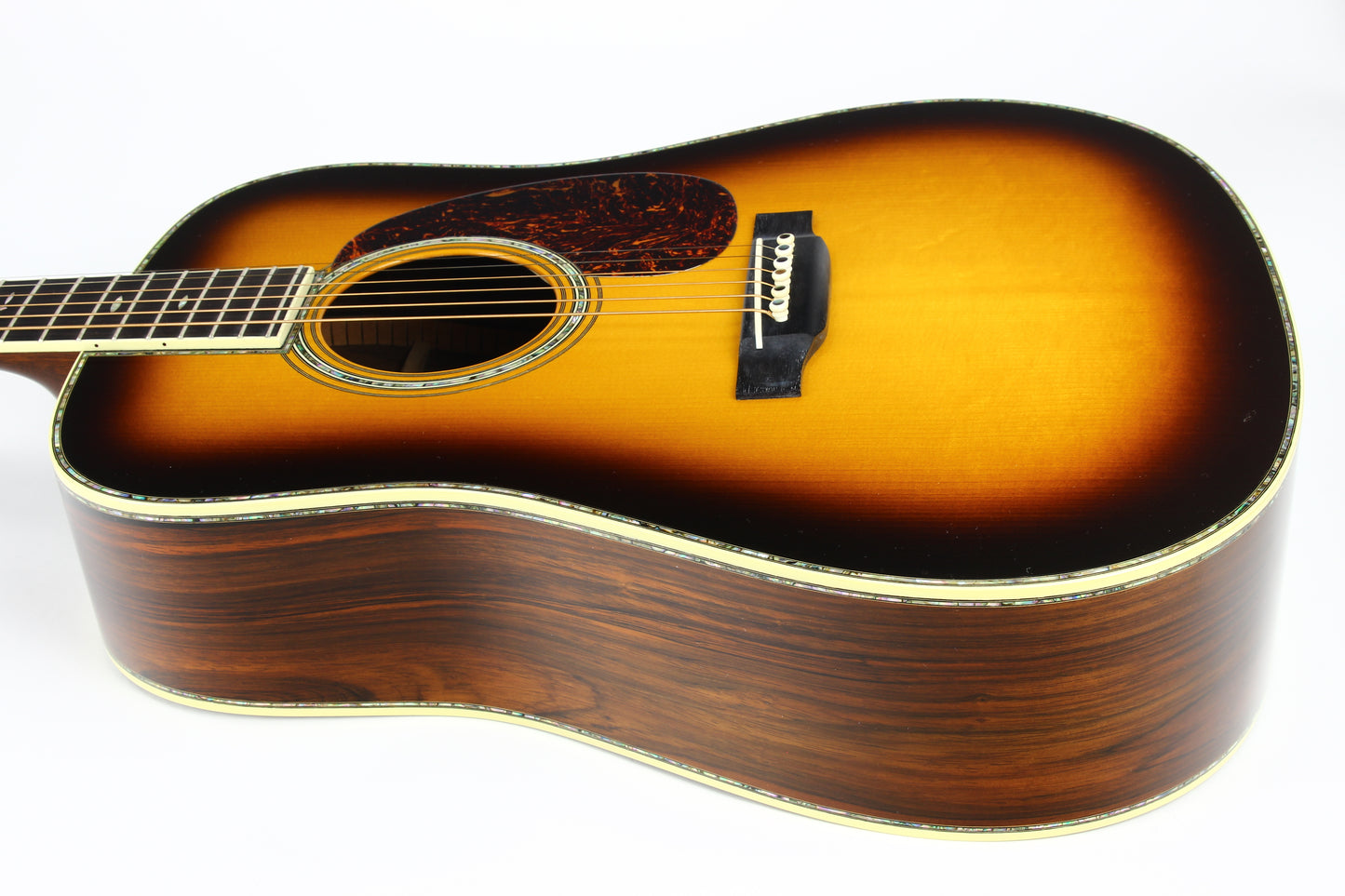 2001 Martin D-45 GE Golden Era Brazilian Rosewood - RARE Sunburst D-45GE Dreadnought, Adi Top d-28