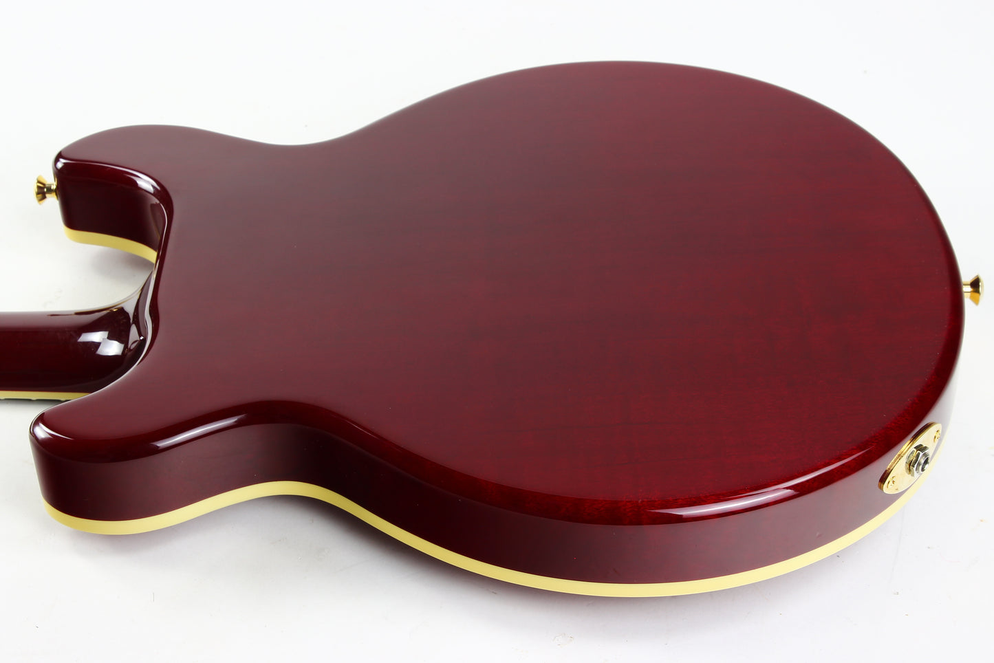 2001 Hamer USA Newport Pro Custom Ruby Red Jazz with Trapeze Tailpiece!