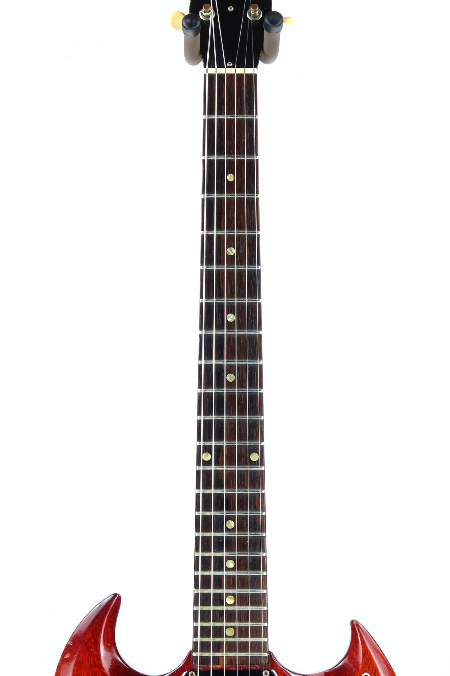 Early 1965 Gibson SG Jr. Junior WIDE NUT Cherry Red | No breaks, No refins Les Paul 1964 spec
