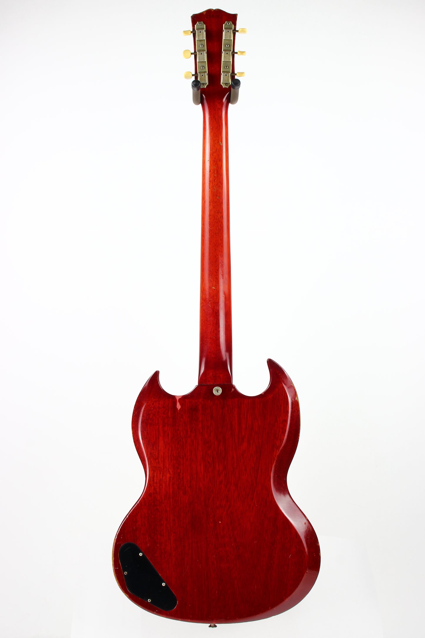 Early 1965 Gibson SG Jr. Junior WIDE NUT Cherry Red | No breaks, No refins Les Paul 1964 spec