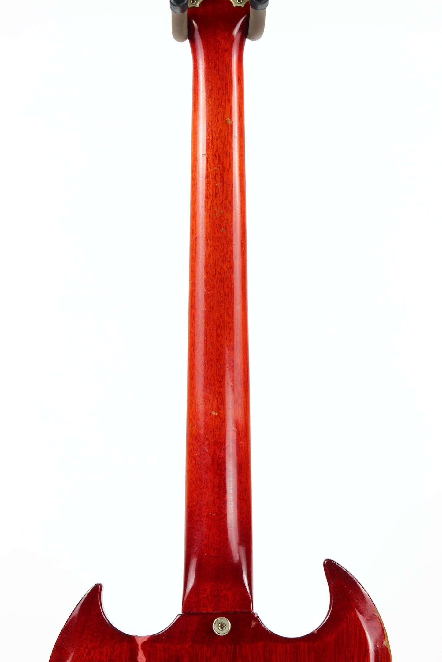 Early 1965 Gibson SG Jr. Junior WIDE NUT Cherry Red | No breaks, No refins Les Paul 1964 spec