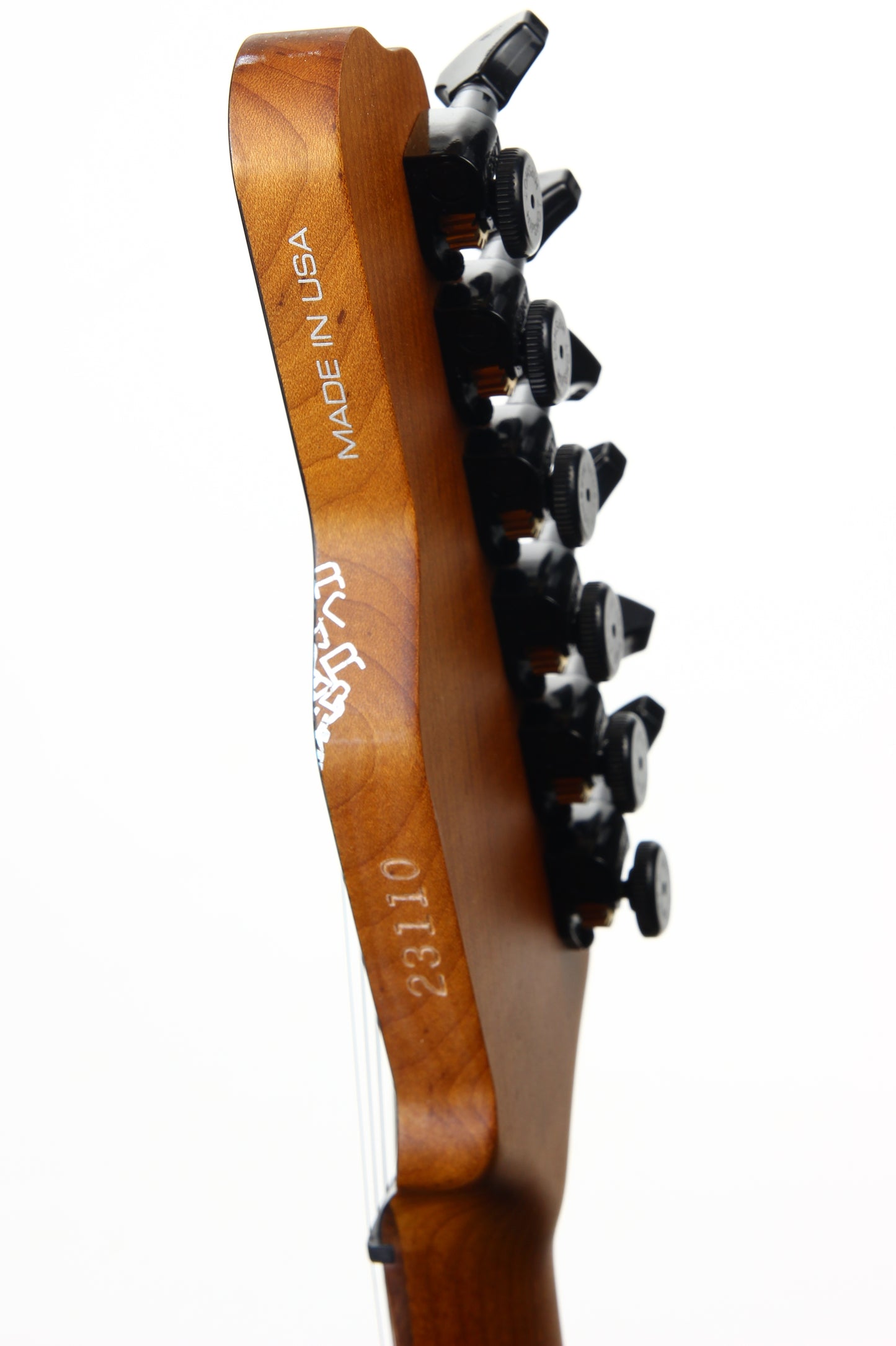 2023 James Tyler USA Studio Elite HD - Black Shmear w/ Turquoise Tint. Matching Dots, Roasted Neck!