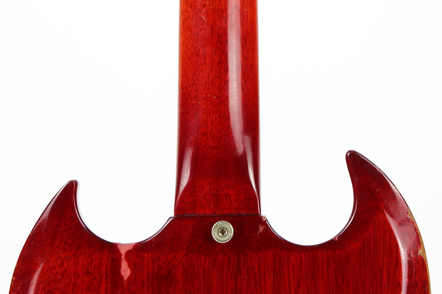 Early 1965 Gibson SG Jr. Junior WIDE NUT Cherry Red | No breaks, No refins Les Paul 1964 spec