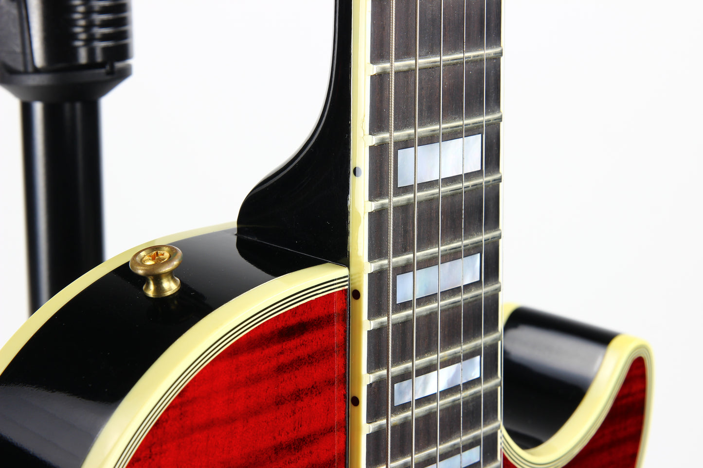 RED TIGER! Gibson Custom Shop 1968 Reissue Les Paul Custom - Figured, '68 Historic Flametop! Fire, Ebony Board!