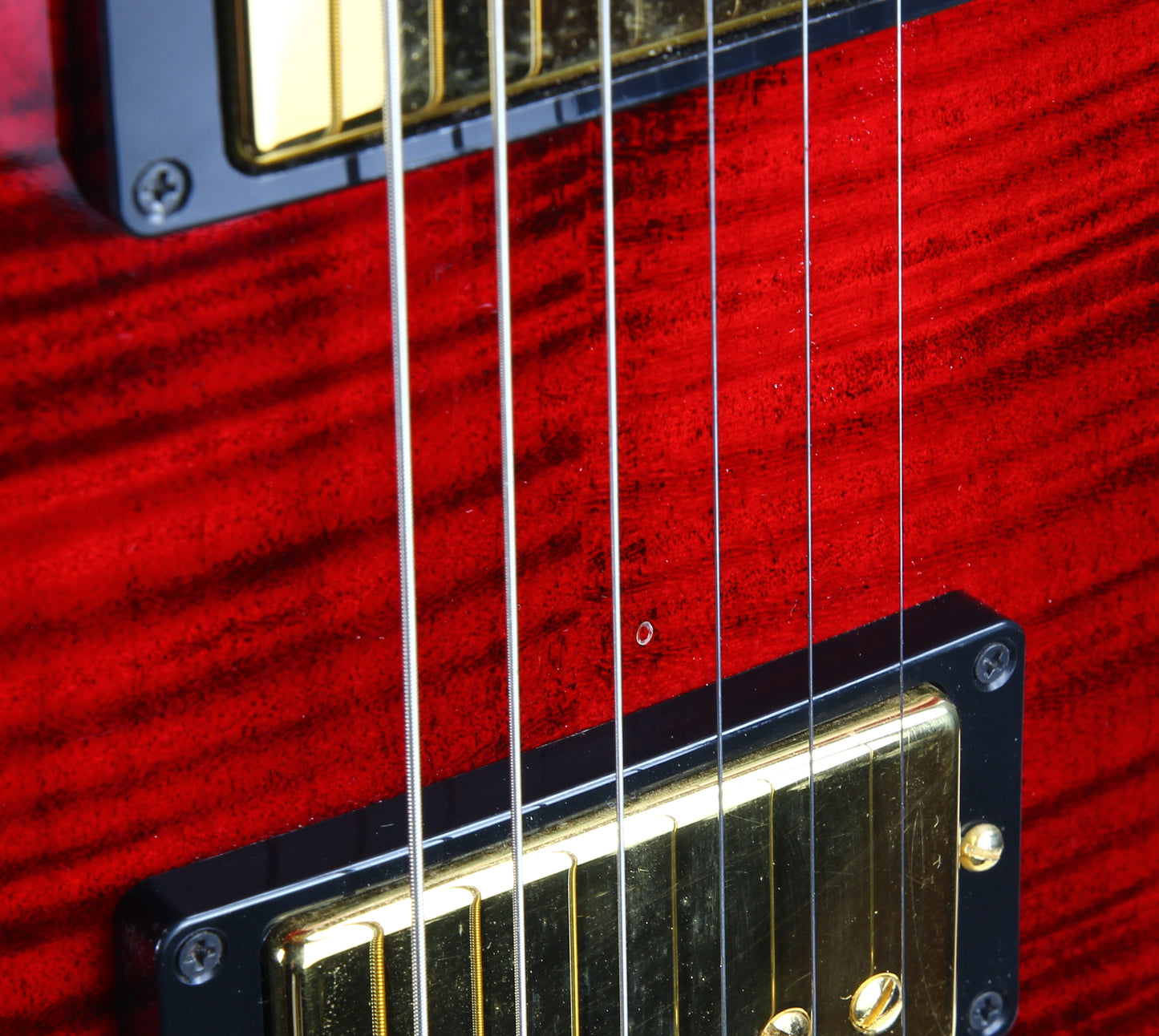 RED TIGER! Gibson Custom Shop 1968 Reissue Les Paul Custom - Figured, '68 Historic Flametop! Fire, Ebony Board!