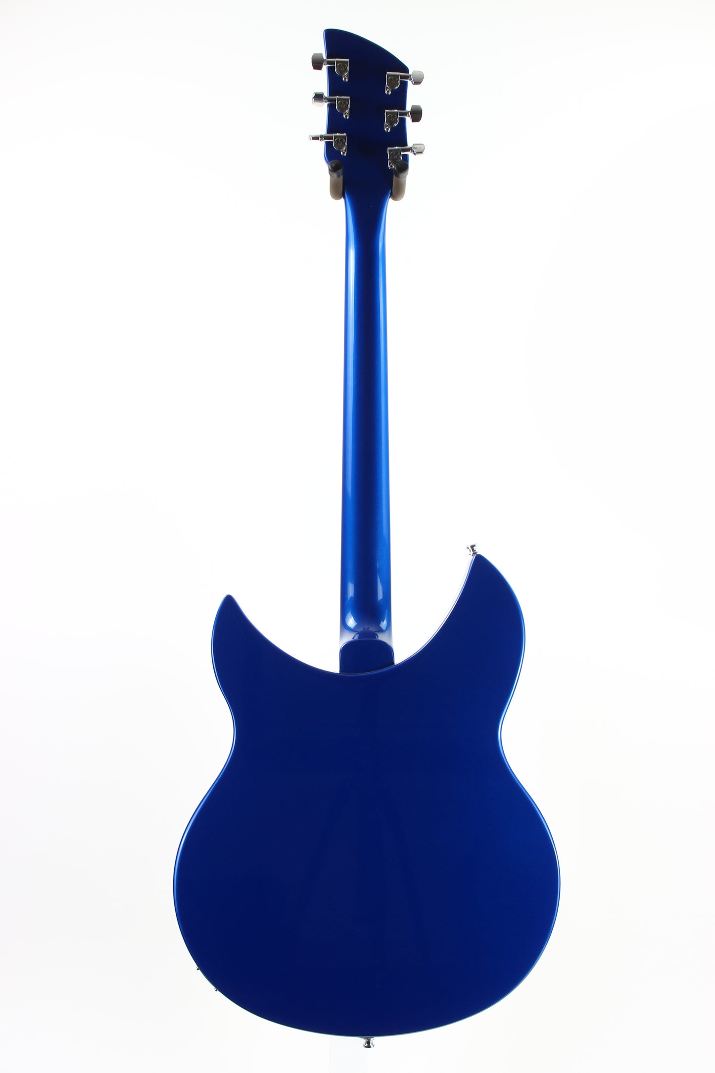 1998 Rickenbacker 330 Midnight Blue | Semi Hollow Electric Guitar, Earlier Lighter Mid Blue