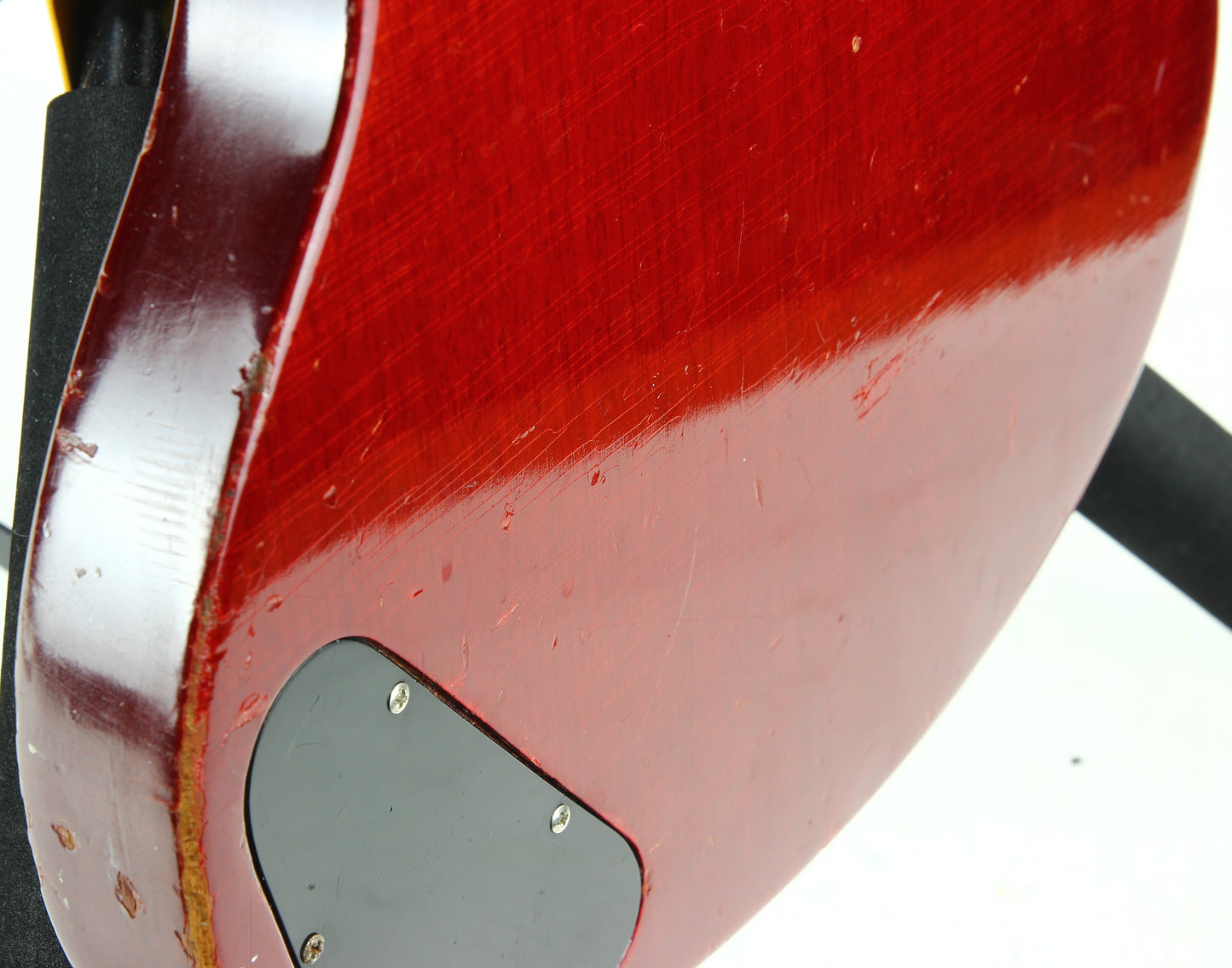 Early 1965 Gibson SG Jr. Junior WIDE NUT Cherry Red | No breaks, No refins Les Paul 1964 spec