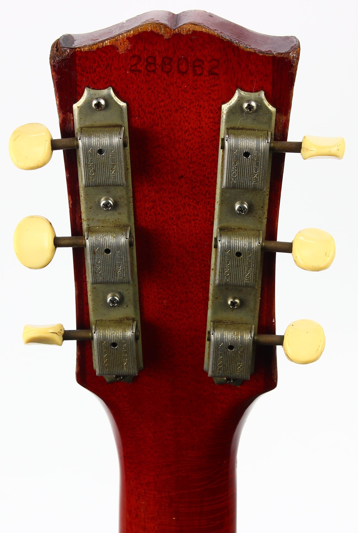 Early 1965 Gibson SG Jr. Junior WIDE NUT Cherry Red | No breaks, No refins Les Paul 1964 spec