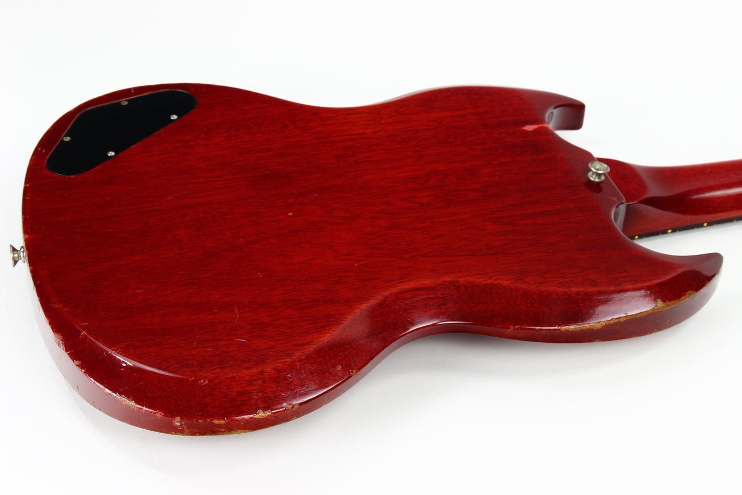Early 1965 Gibson SG Jr. Junior WIDE NUT Cherry Red | No breaks, No refins Les Paul 1964 spec