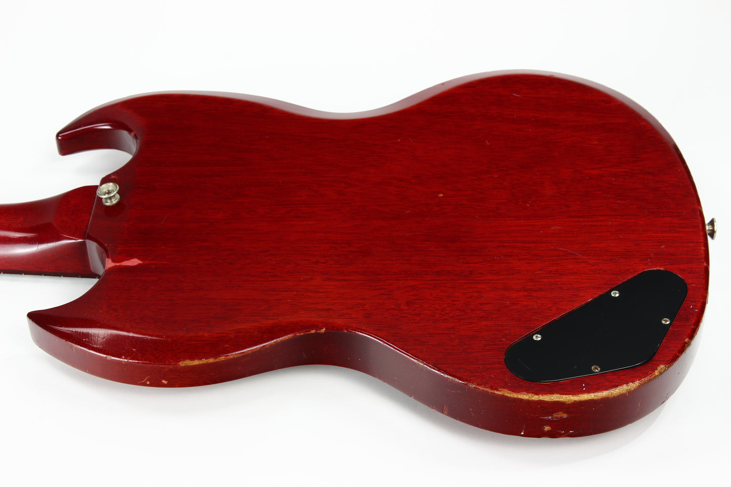 Early 1965 Gibson SG Jr. Junior WIDE NUT Cherry Red | No breaks, No refins Les Paul 1964 spec