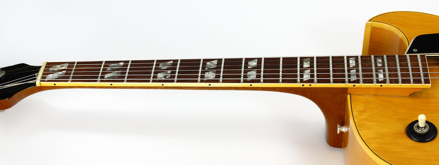 1968 Gibson ES-175DN Factory Natural - 2 Pickup, Vintage Archtop Jazz Electric Guitar ES-175D 1957 - 1969