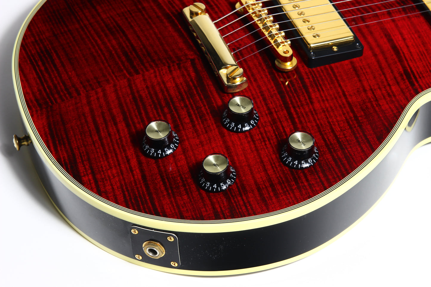 RED TIGER! Gibson Custom Shop 1968 Reissue Les Paul Custom - Figured, '68 Historic Flametop! Fire, Ebony Board!