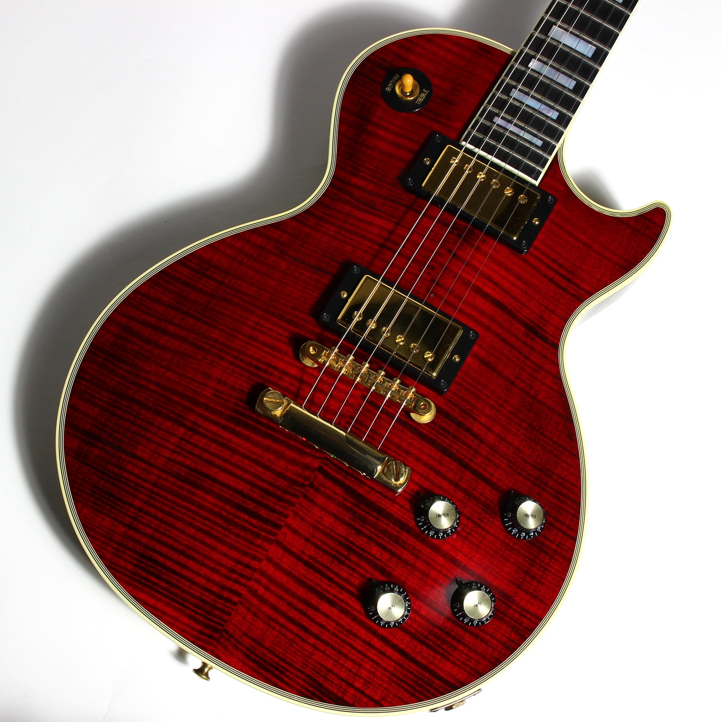 RED TIGER! Gibson Custom Shop 1968 Reissue Les Paul Custom - Figured, '68 Historic Flametop! Fire, Ebony Board!