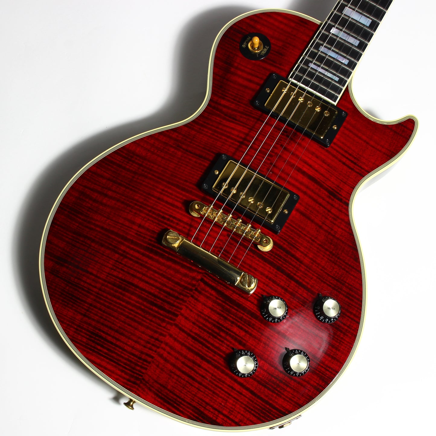 RED TIGER! Gibson Custom Shop 1968 Reissue Les Paul Custom - Figured, '68 Historic Flametop! Fire, Ebony Board!