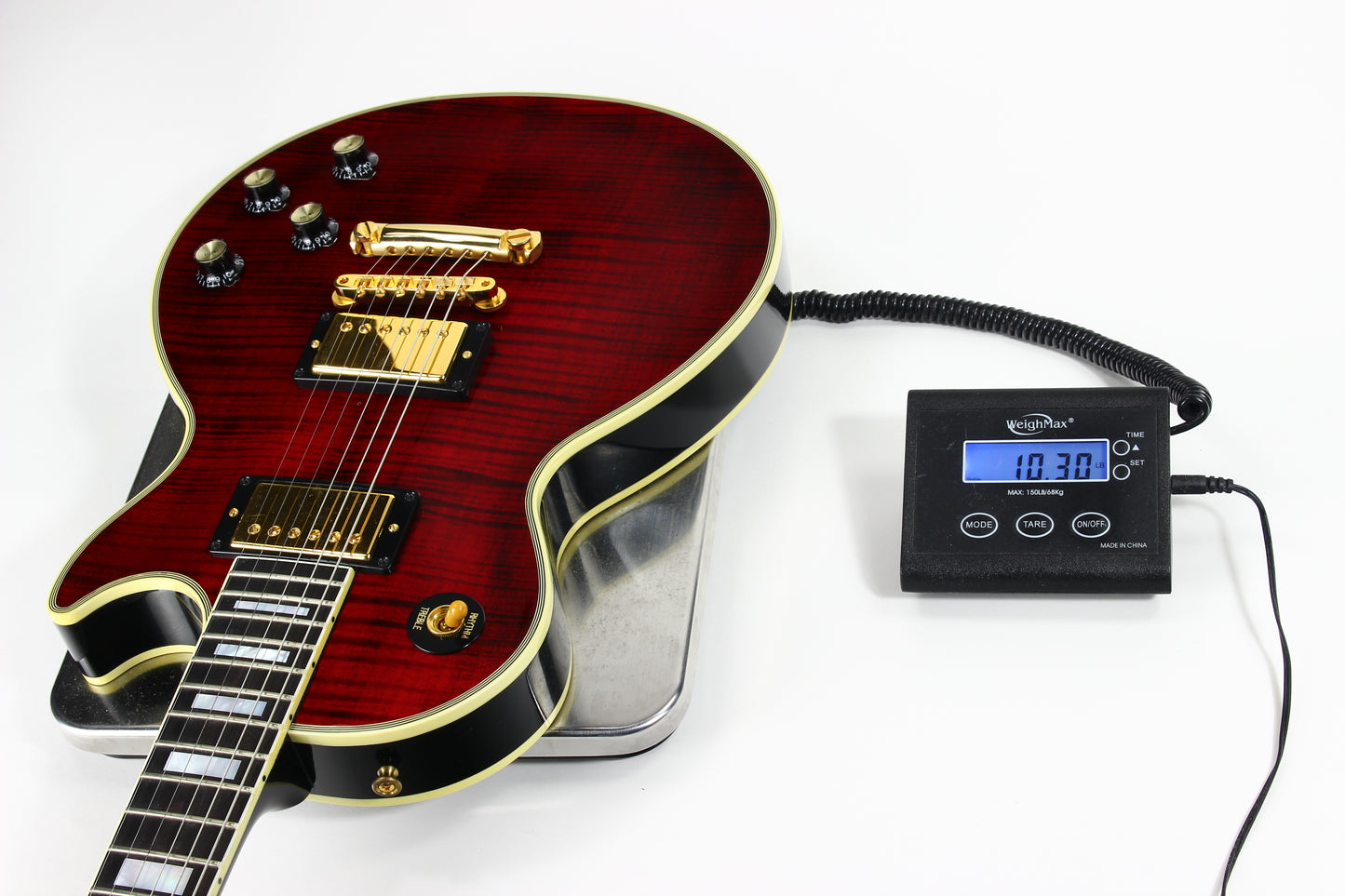 RED TIGER! Gibson Custom Shop 1968 Reissue Les Paul Custom - Figured, '68 Historic Flametop! Fire, Ebony Board!