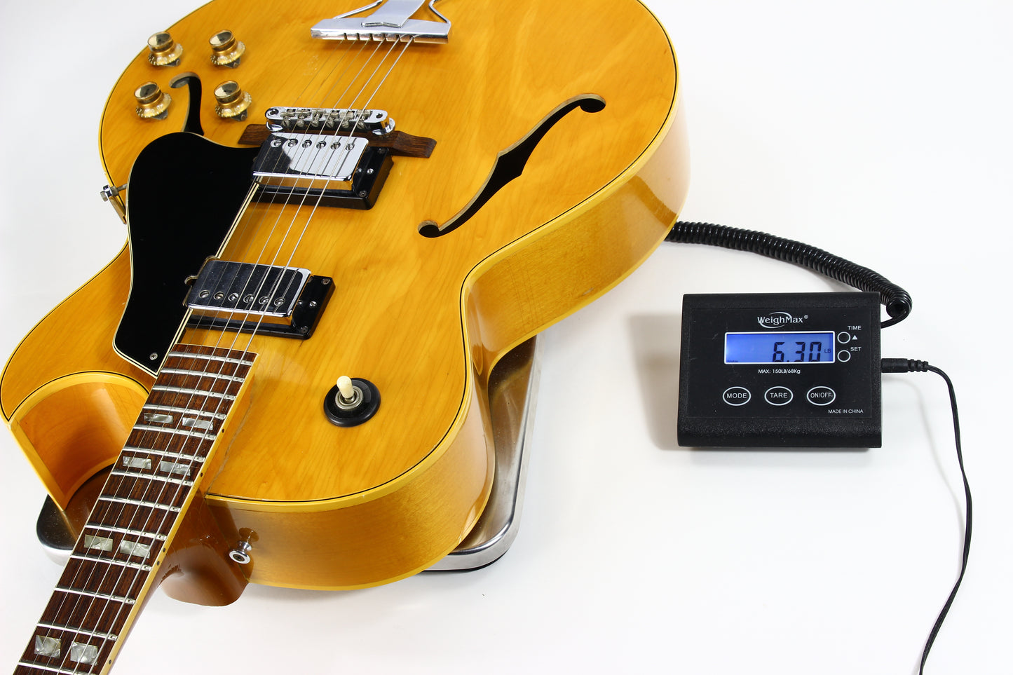 1968 Gibson ES-175DN Factory Natural - 2 Pickup, Vintage Archtop Jazz Electric Guitar ES-175D 1957 - 1969
